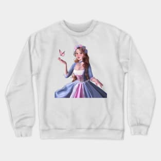 Flower Princess Crewneck Sweatshirt